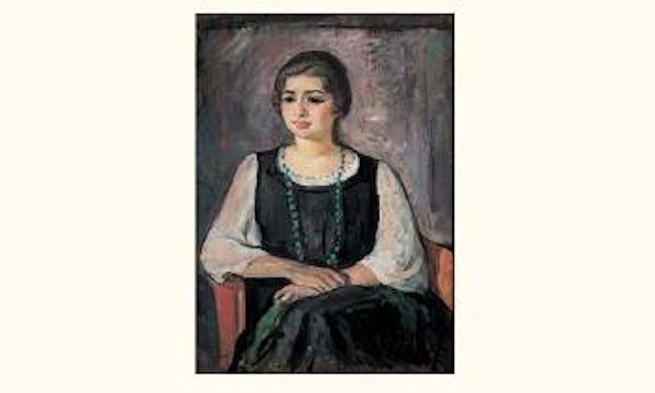 Nono au collier vert by Henri Lebasque