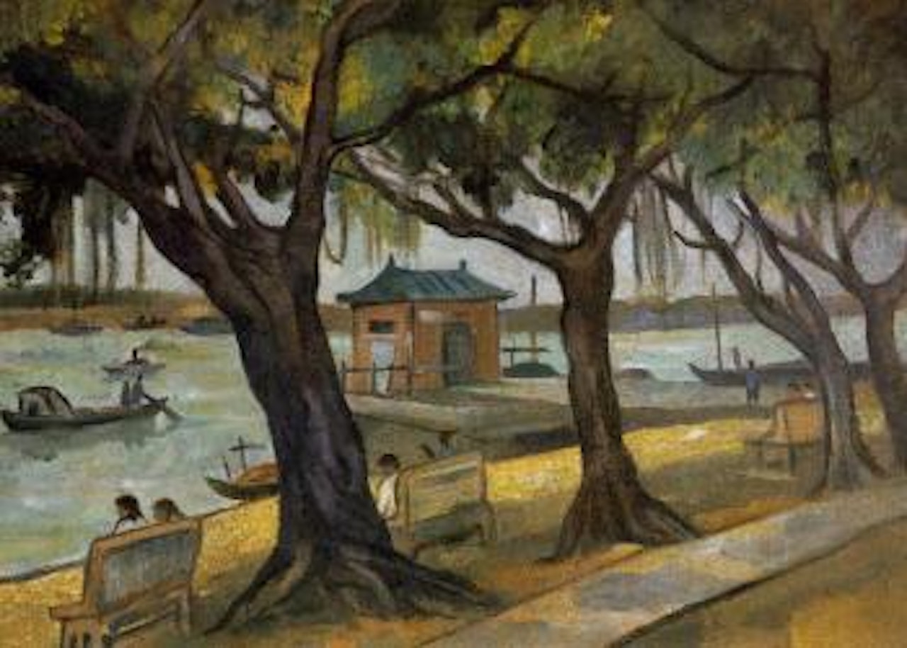 Old banyan tree by Guan Liang