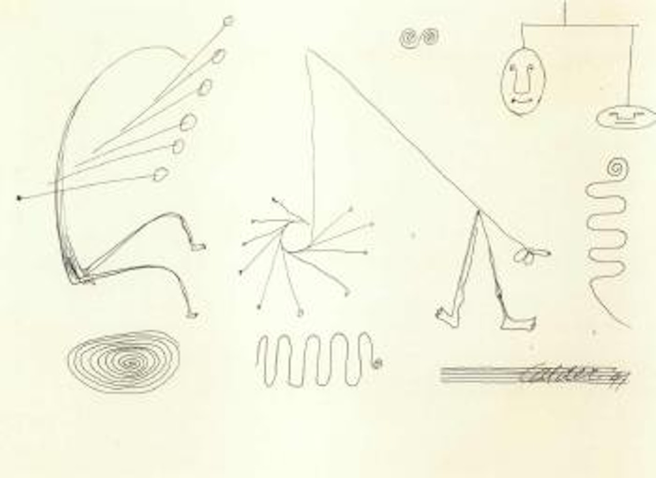 Studies for sculpture by Alexander Calder