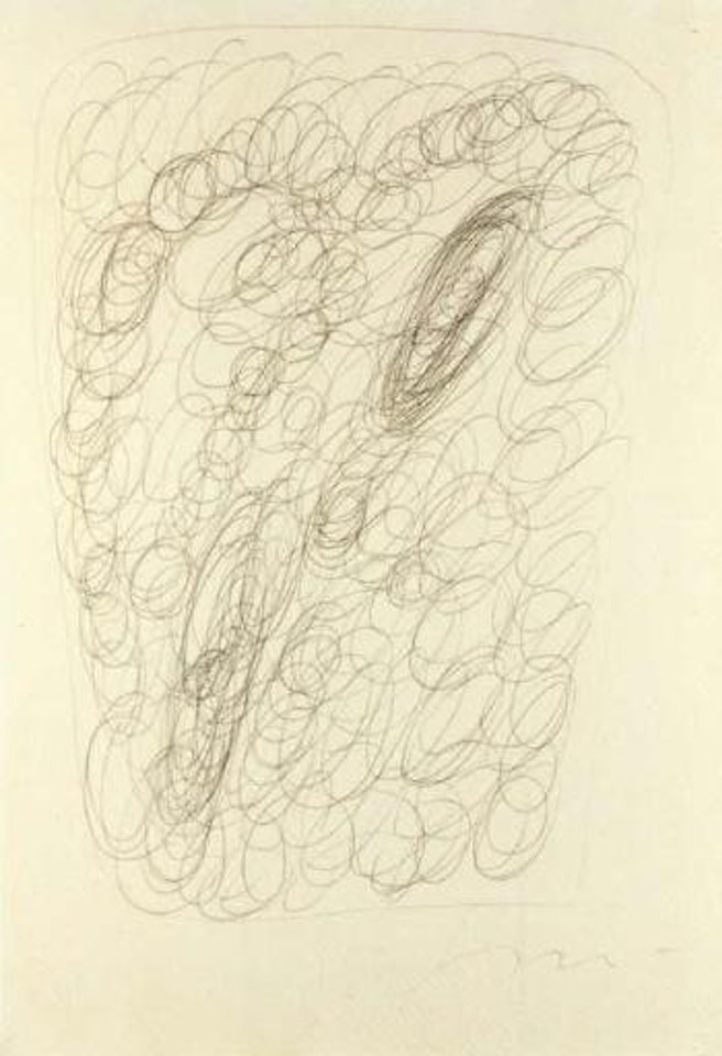 Concetto spaziale by Lucio Fontana