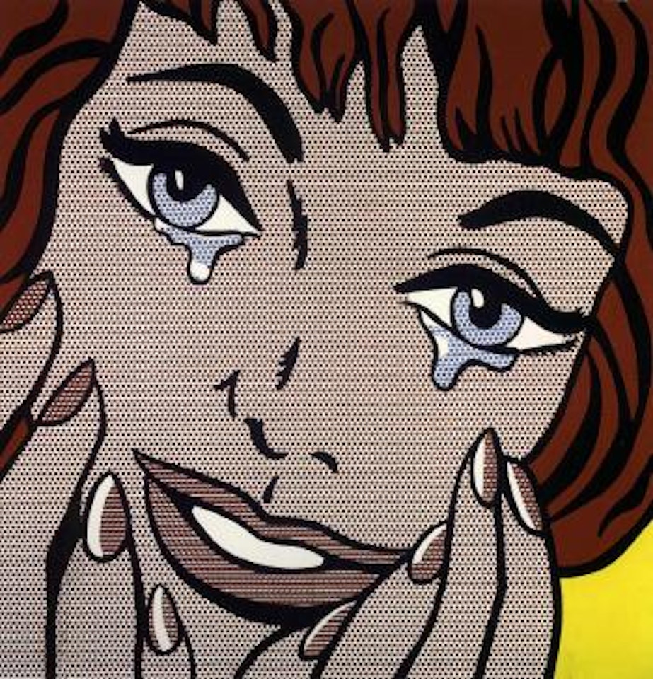 Study for Lichtenstein's Happy Tears by Elaine Sturtevant