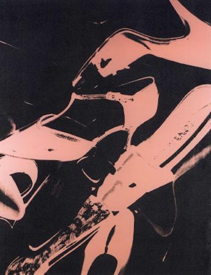 Diamond dust shoes by Andy Warhol