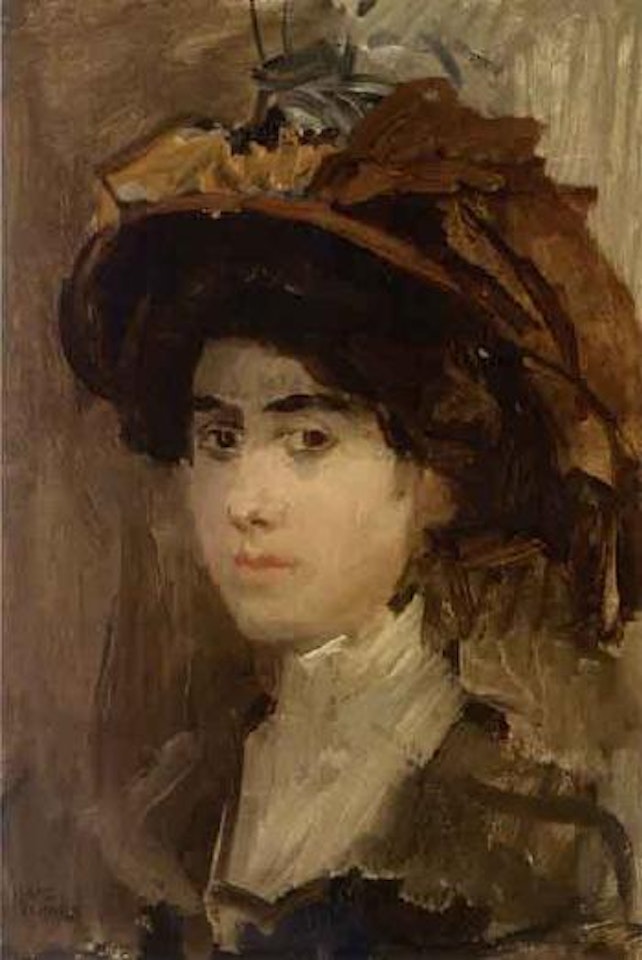 Portrait of a lady by Isaac Israels