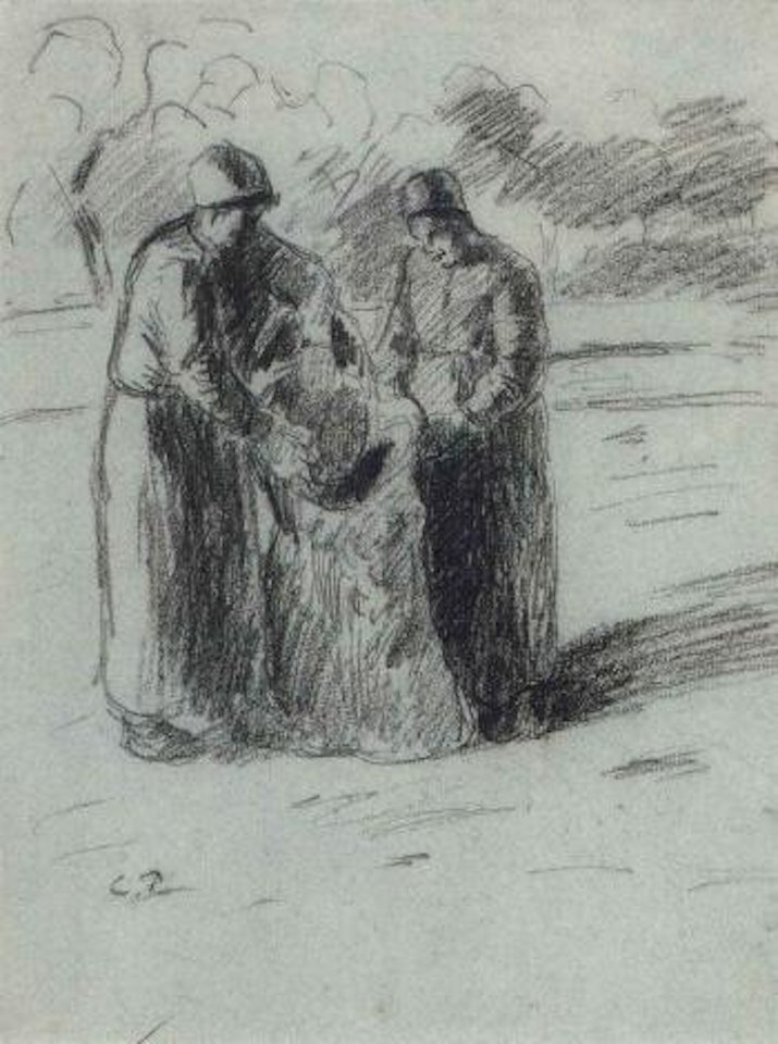 Les paysannes by Camille Pissarro
