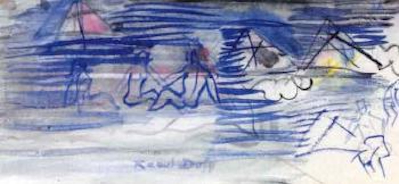 La plage by Raoul Dufy
