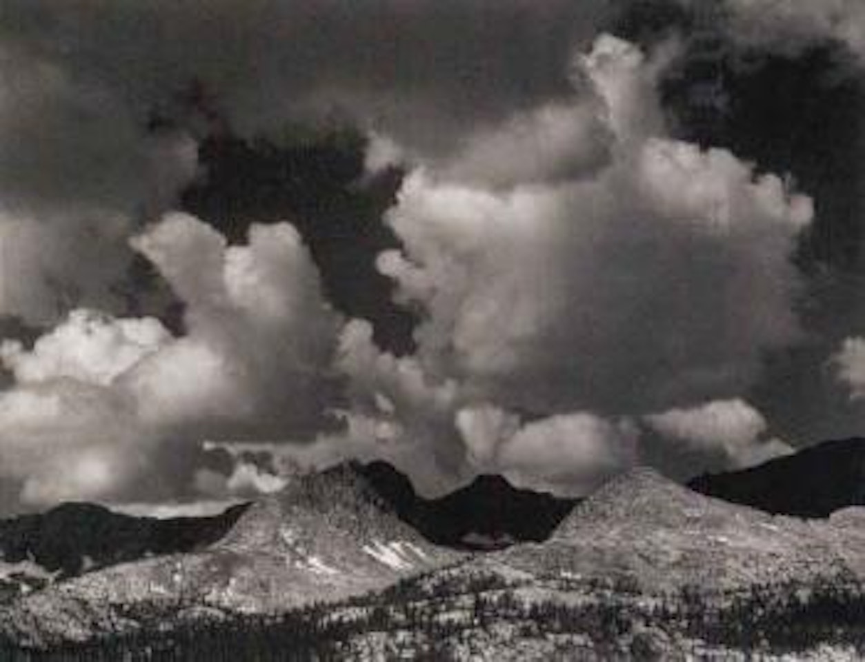 Emerald Peak, Sierra Nevada, California by Ansel Adams