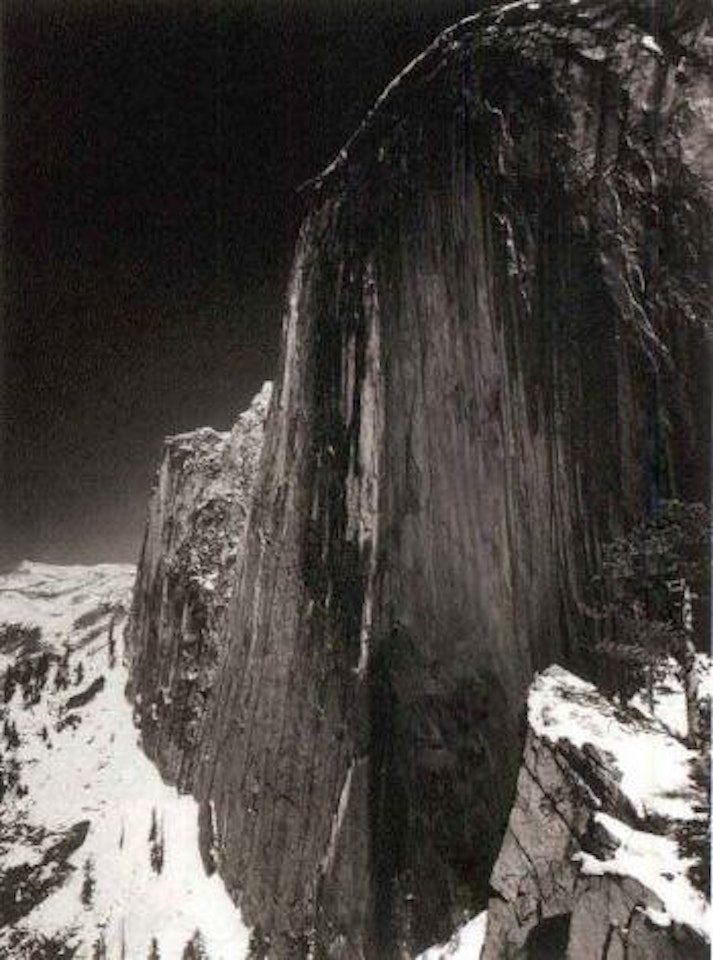 Monolith, the face of half dome, Yosemite by Ansel Adams