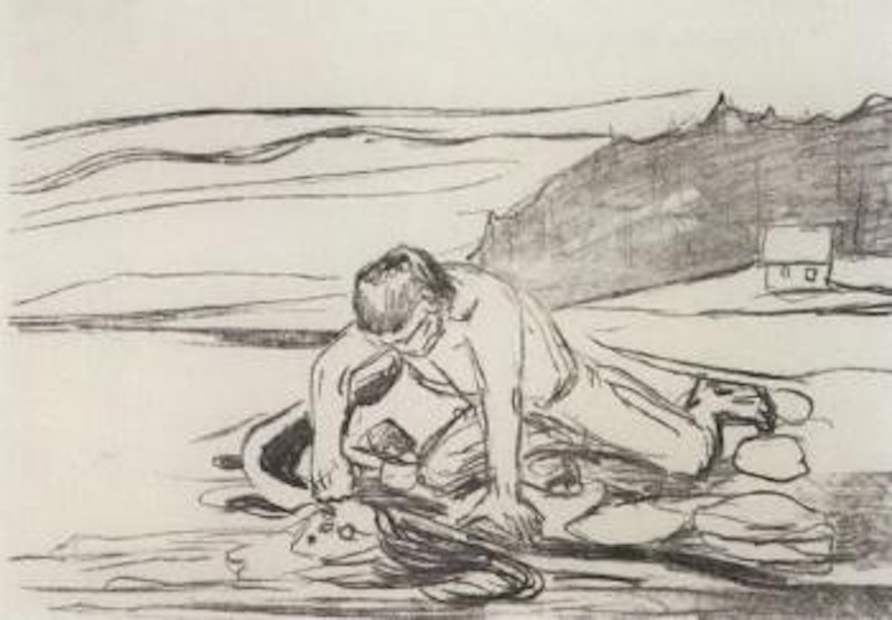 Omega's death by Edvard Munch