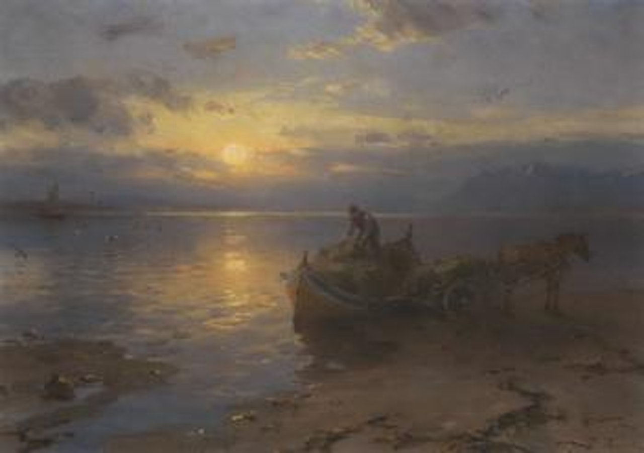 Evening by the sea by Even Ulving