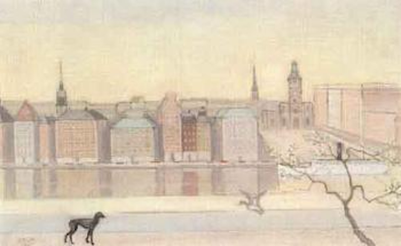 View towards Skeppsbron by Einar Jolin