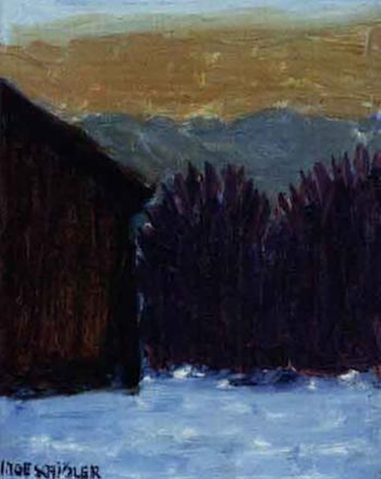 Winter landscape by Inge Schiöler