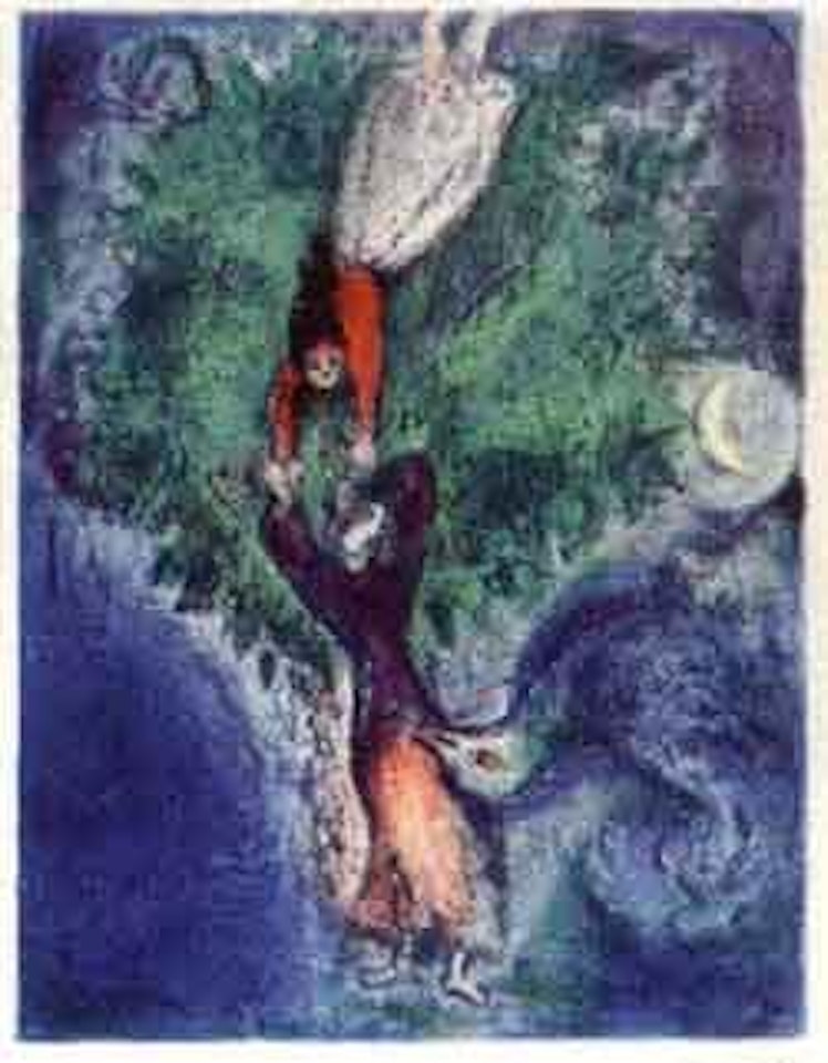 So she came down from the tree by Marc Chagall