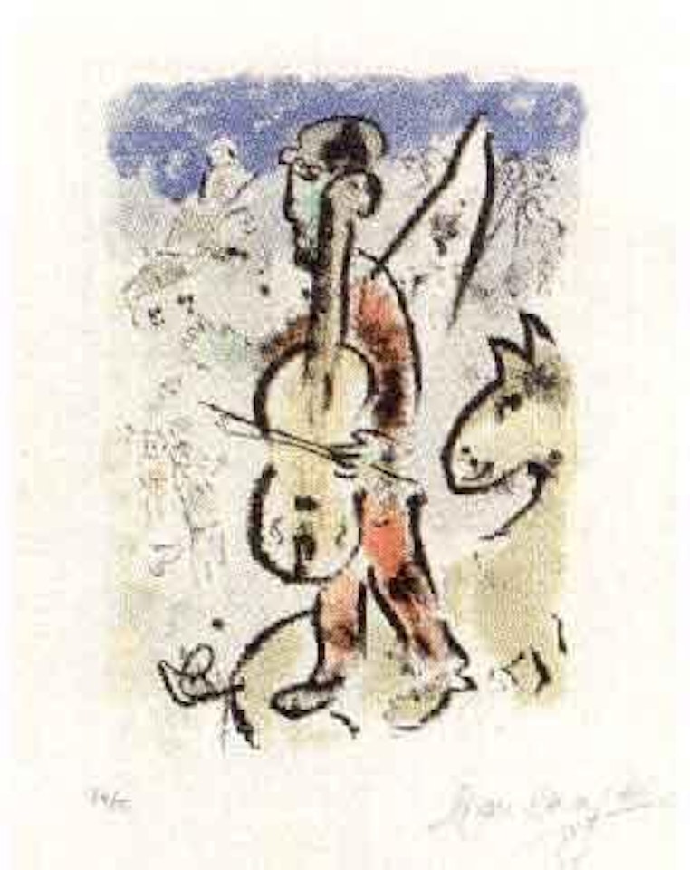 Le violoncelle by Marc Chagall