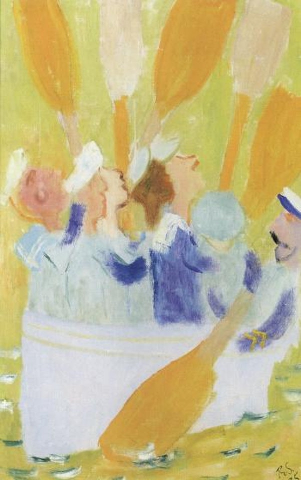 Launching the water-nymph by Ragnar Sandberg