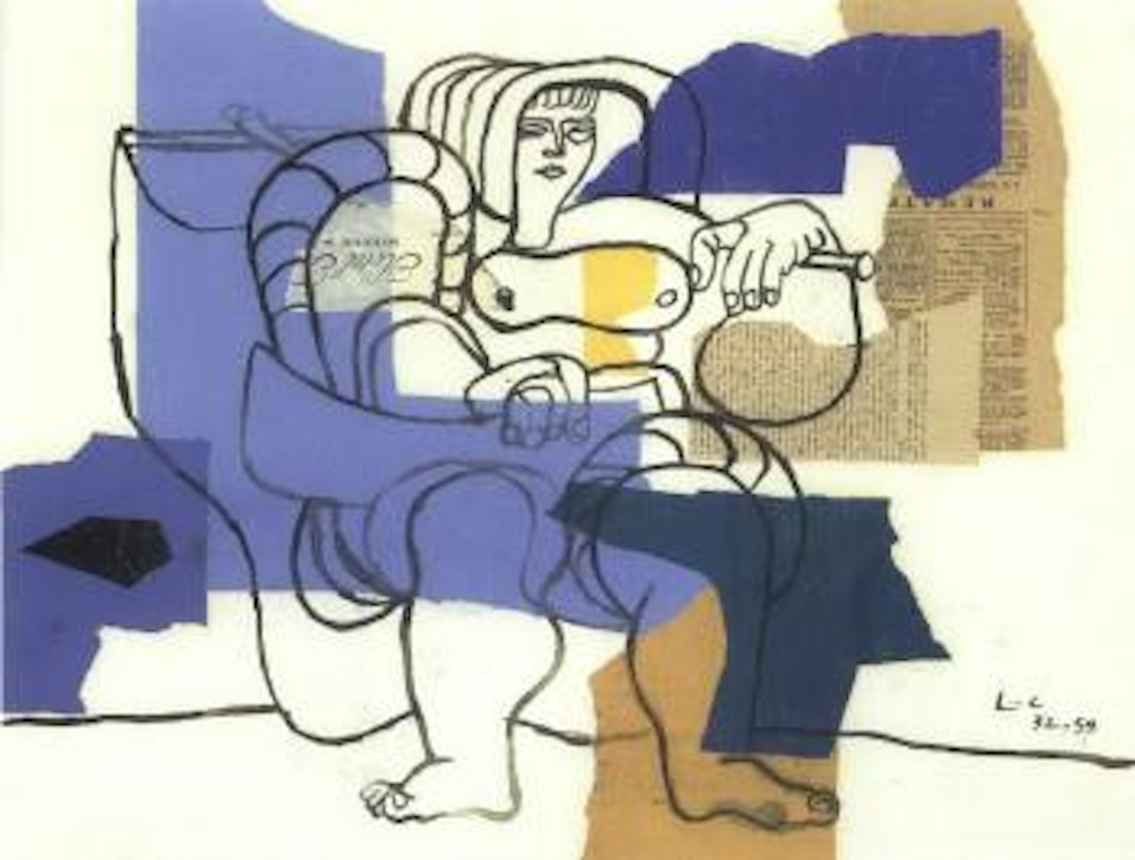 Femme nue by Le Corbusier