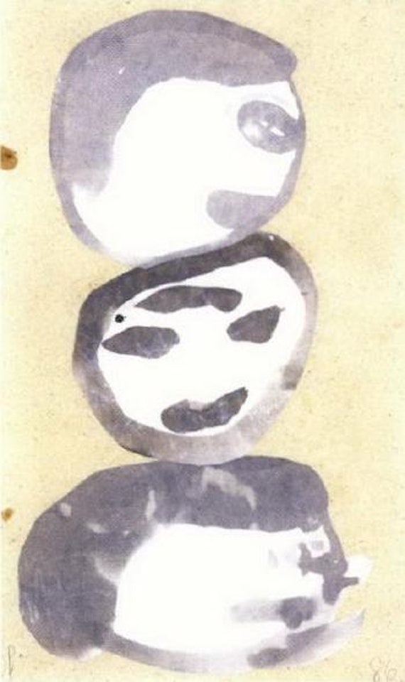 Untitled - composition by Donald Baechler