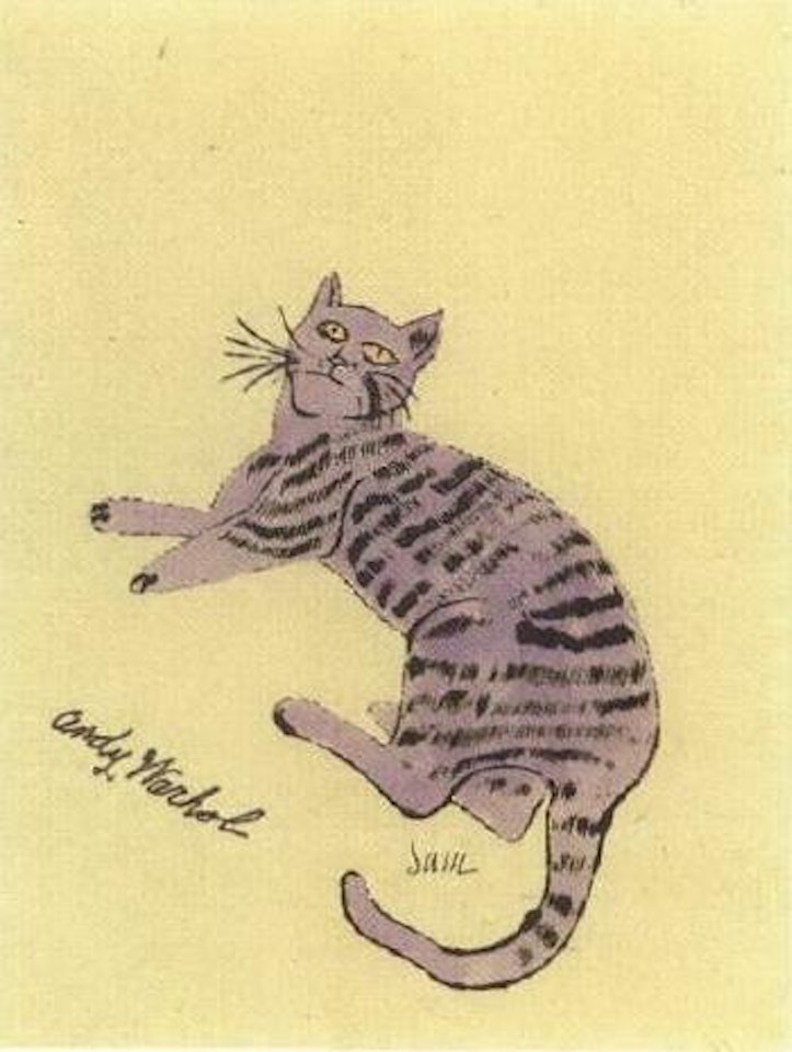 A cat named Sam by Andy Warhol