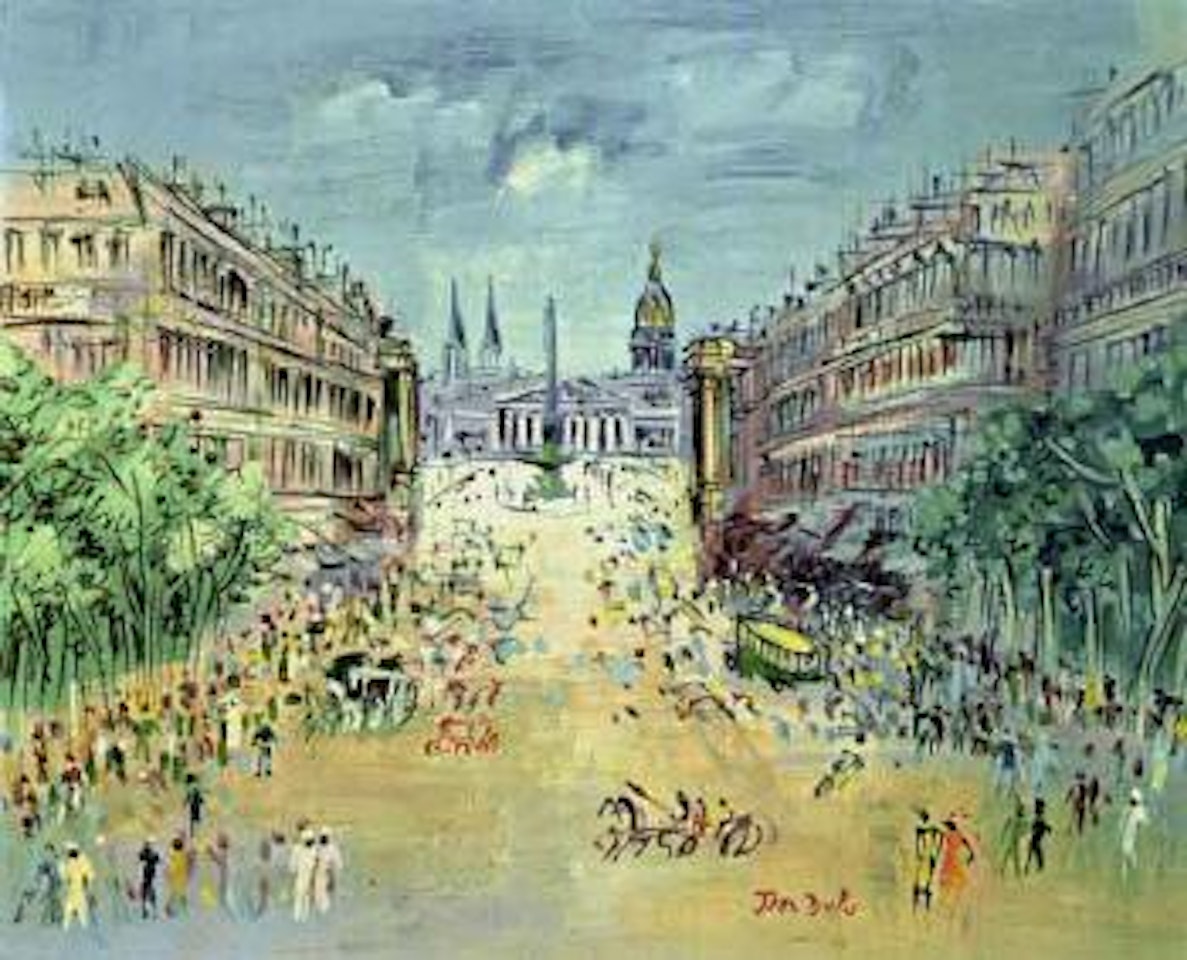 Rue Royale by Jean Dufy