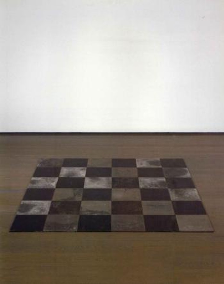 Steel-magnesium plain by Carl Andre