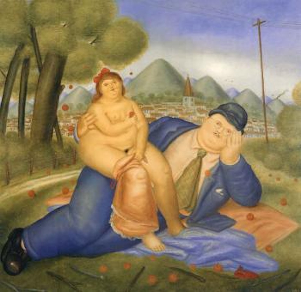 Les amants by Fernando Botero