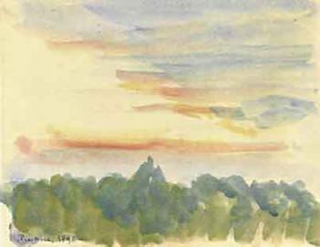 Paysage by Camille Pissarro