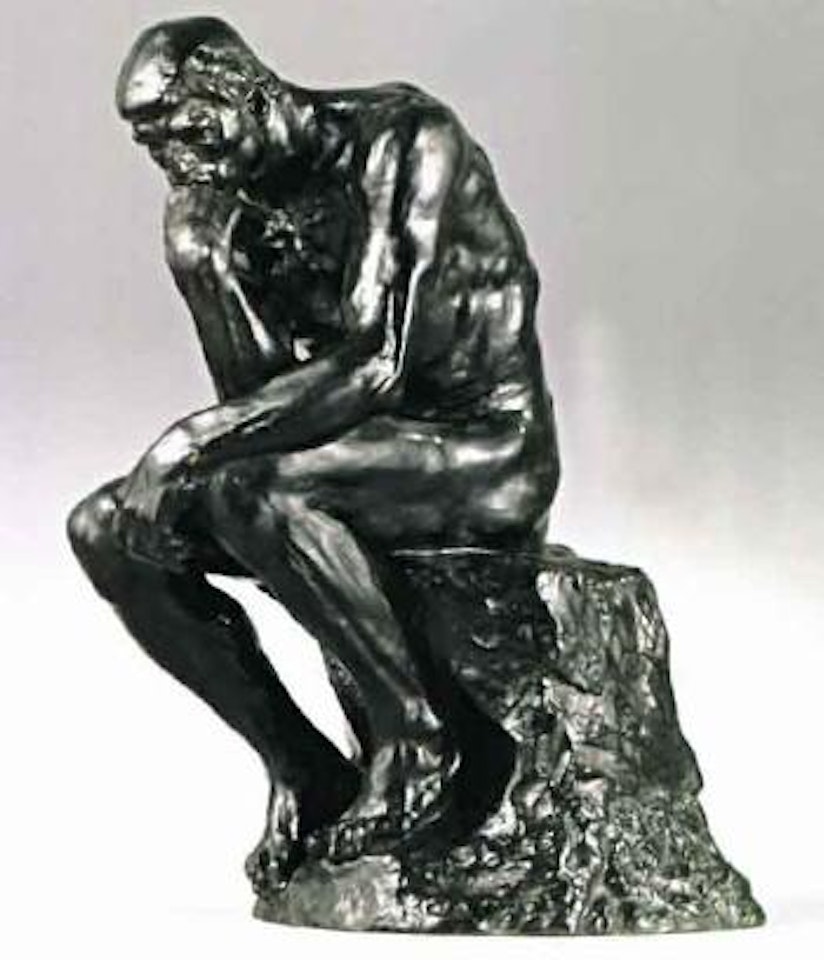 Le penseur by Auguste Rodin