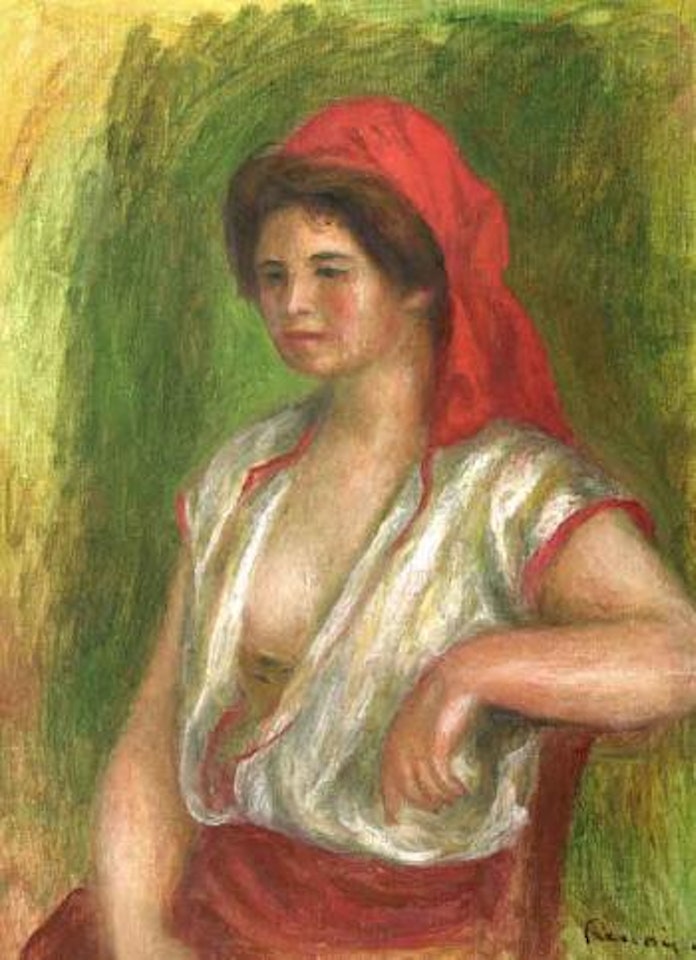 La belle sicilienne by Pierre-Auguste Renoir