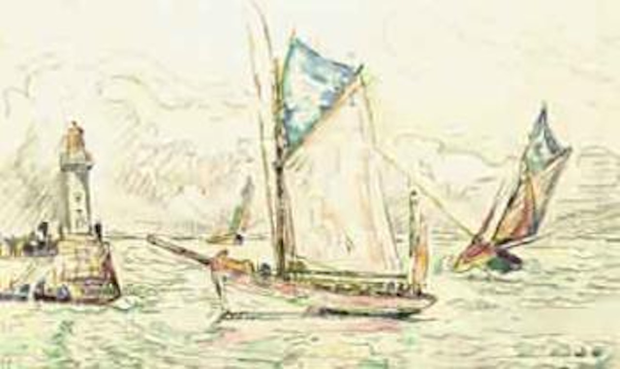 Le port de Groix by Paul Signac