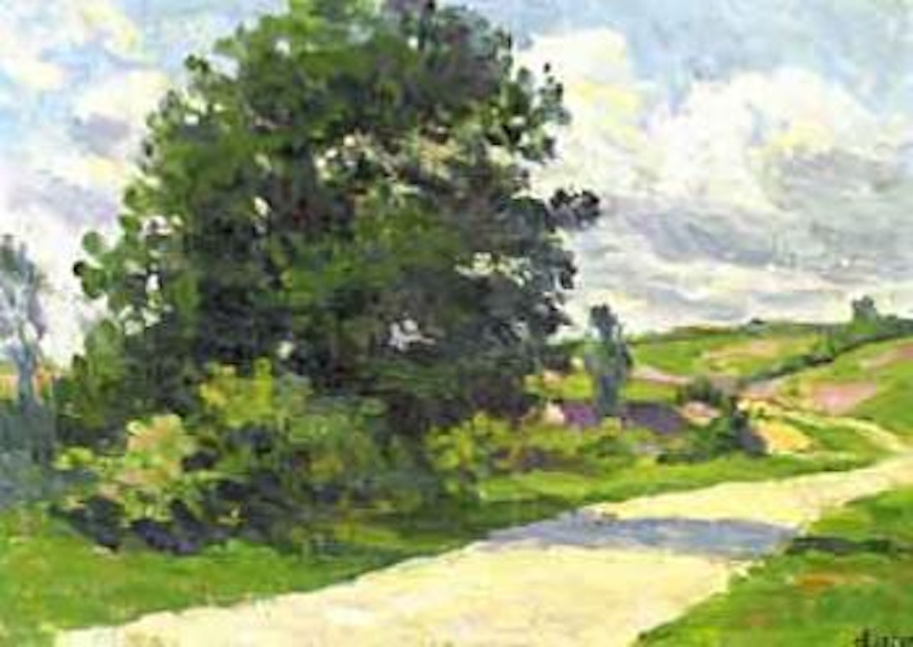 Moulineux, la route by Maximilien Luce