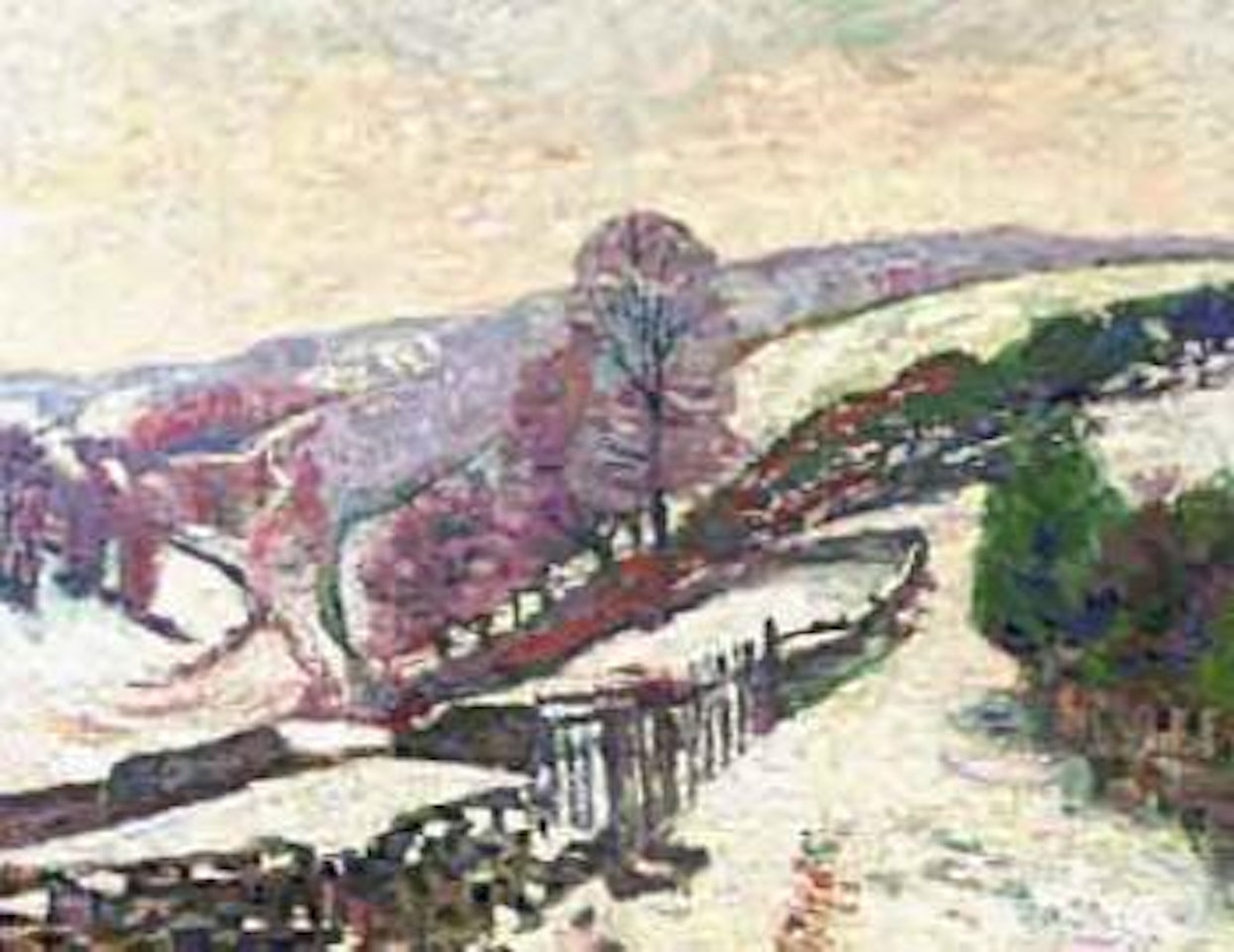 Petite neige dans la Creuse by Armand Guillaumin