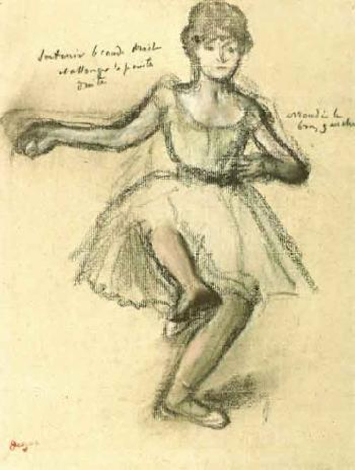 Etude de danseuse by Edgar Degas