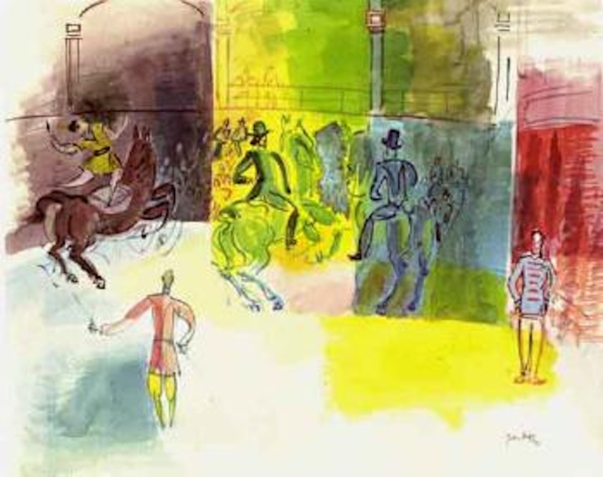 Fantasie equestre by Jean Dufy