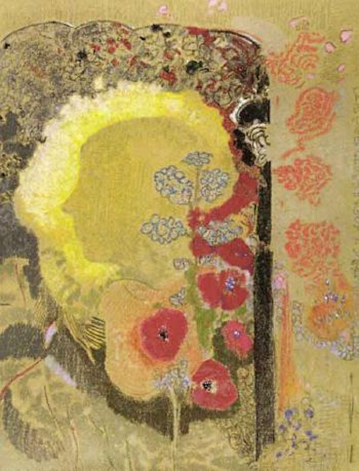 Tete visionnaire by Odilon Redon