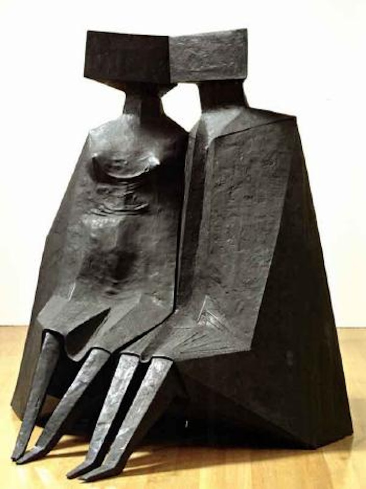 Sitting figures by Lynn Chadwick