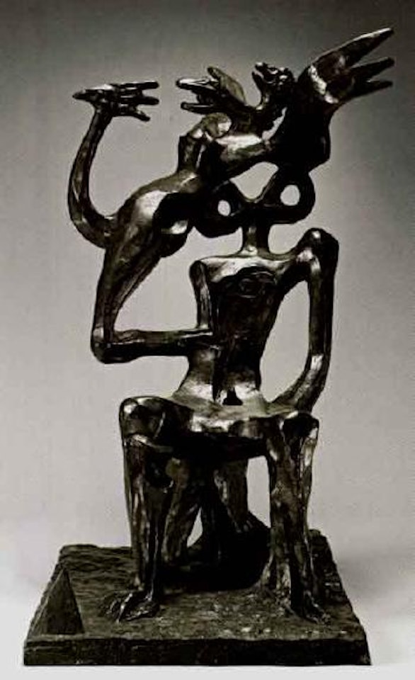 Monument dans un desert by André Masson