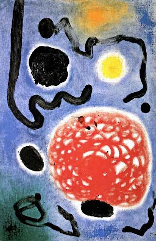 Taches et graphismes dans l'espaces by Joan Miró