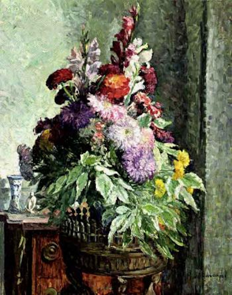Interieur au bouquet de fleurs by Henri Lebasque