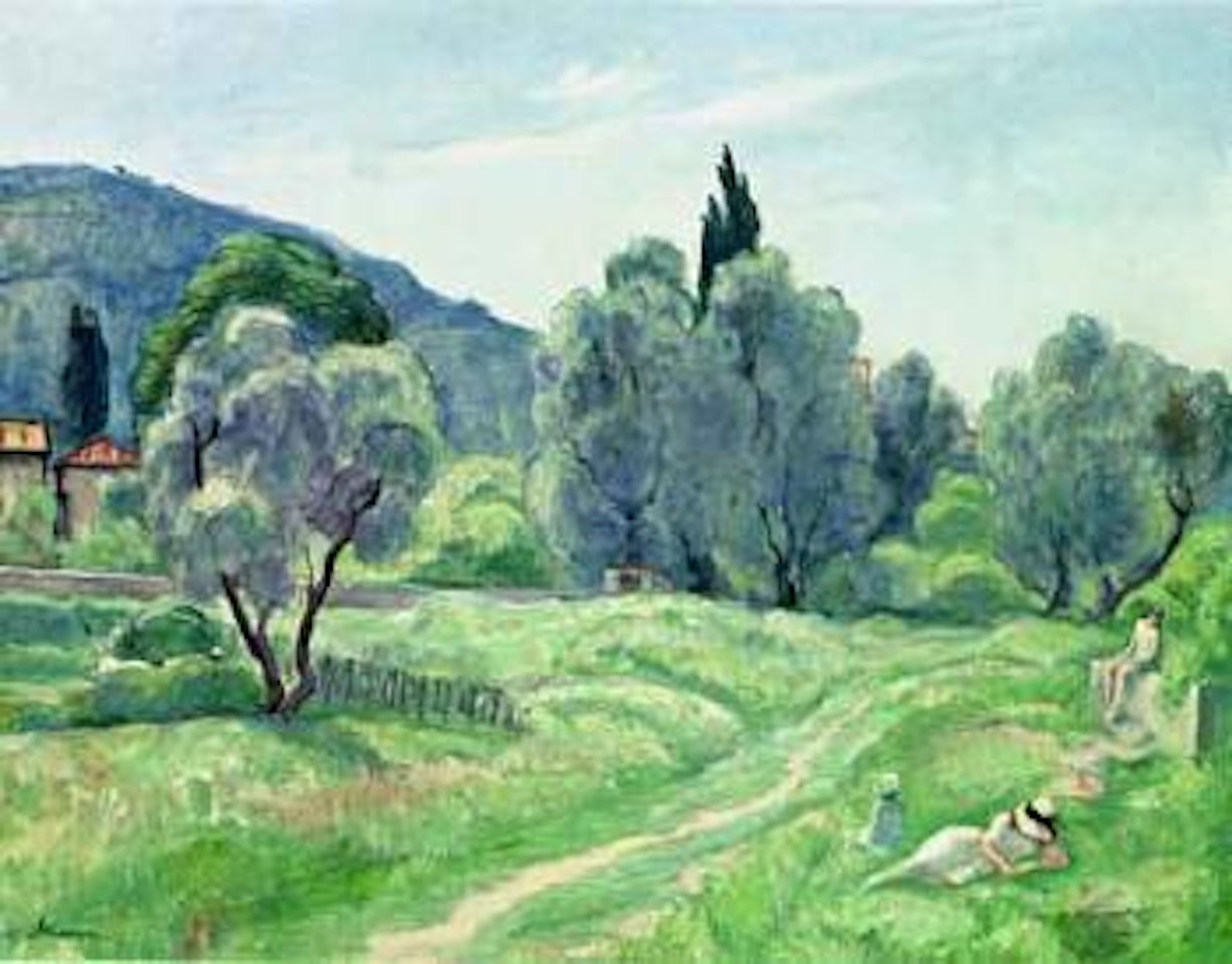 Les oliviers, le matin, environs de Cannes by Henri Lebasque