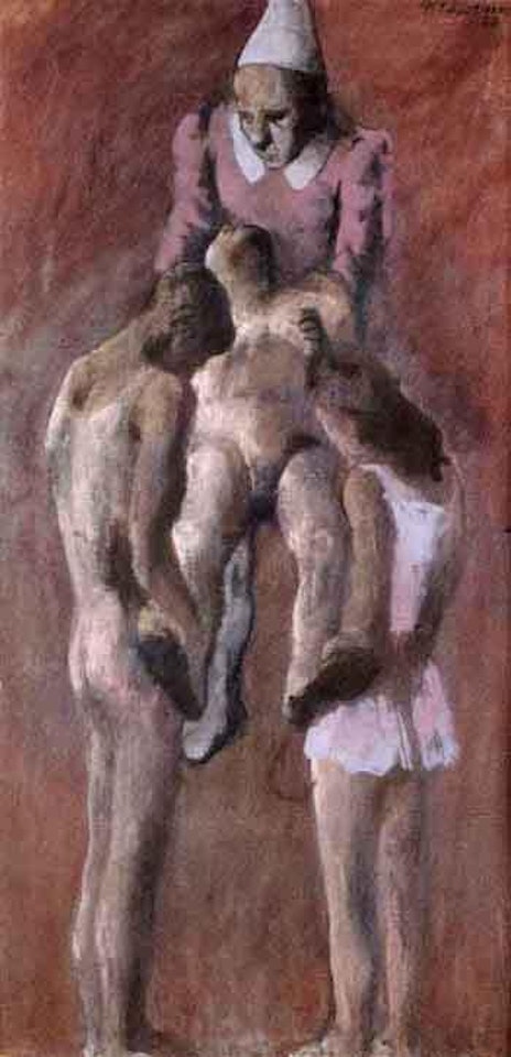 Fallen acrobat by Pavel Tchelitchew