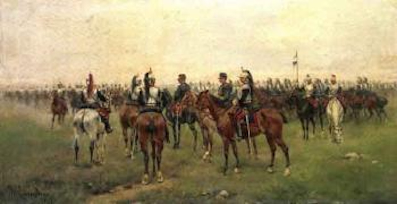 Before battle by Jose Cusachs Y Cusachs