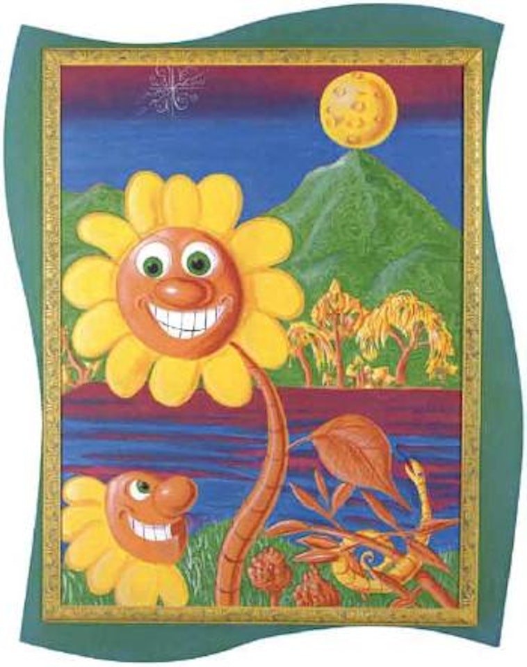 Daisy lake love summer by Kenny Scharf