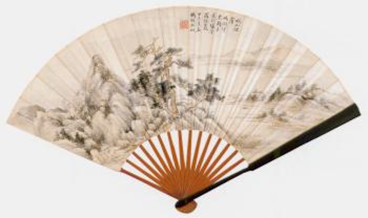 Autumn mountain by Feng Chaoran