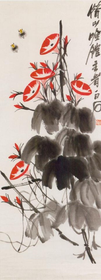 Morning glory by Qi Baishi
