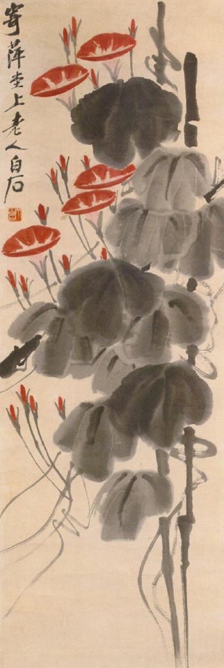 Morning glory by Qi Baishi