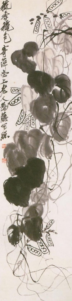 Pea flowers by Qi Baishi