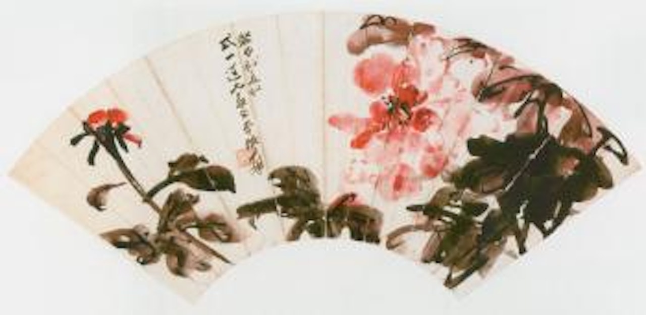 Peony by Zhang Daqian