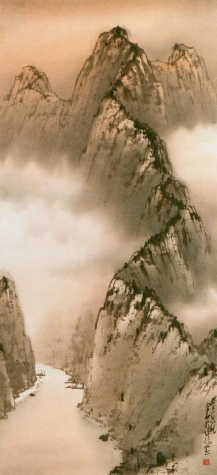 River and mountains by Zhao Shao'ang