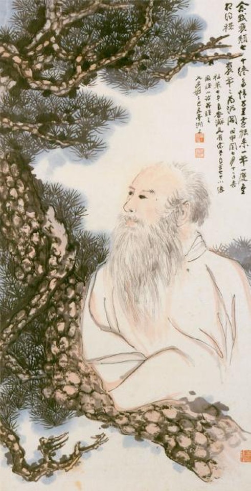 Self portrait by Zhang Daqian