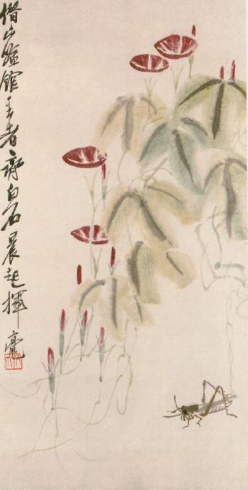 Morning glory by Qi Baishi