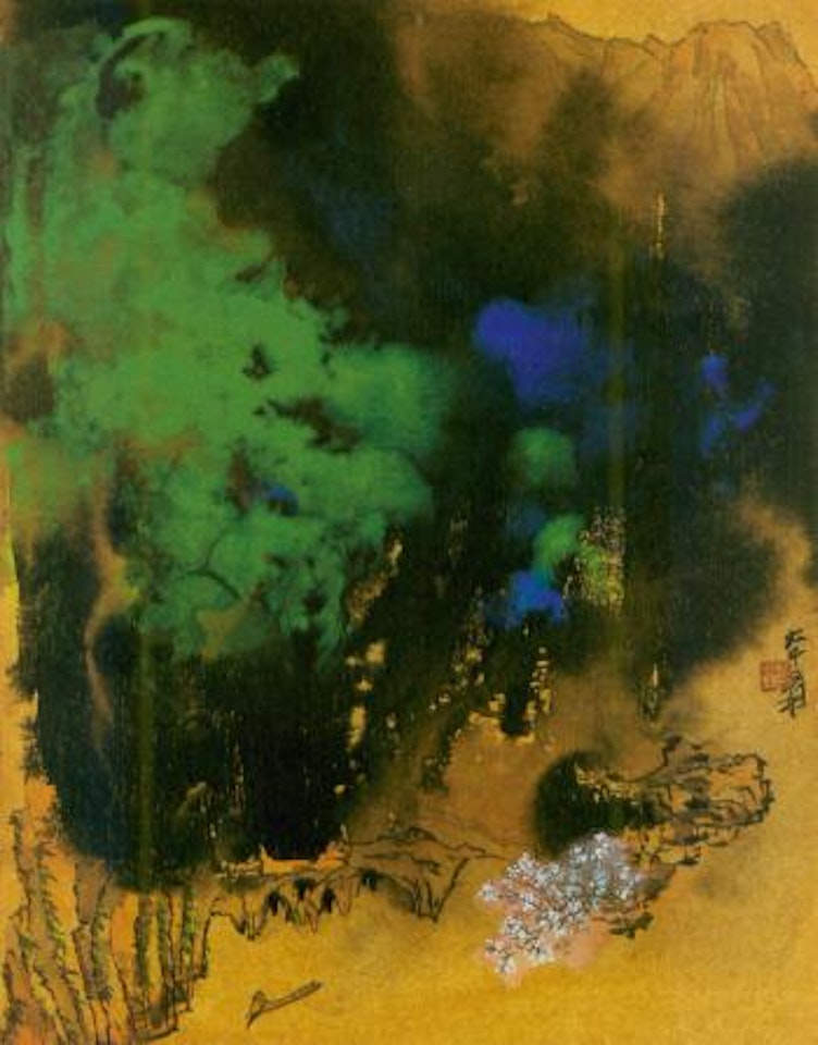 Peach blossom spring by Zhang Daqian